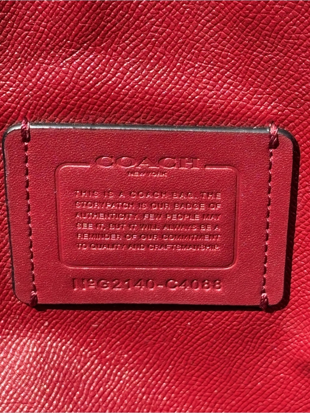 COACH Large Mollie Tote Bag
In Signature Jacquard With Stripes C4008 - Picture 11 of 14